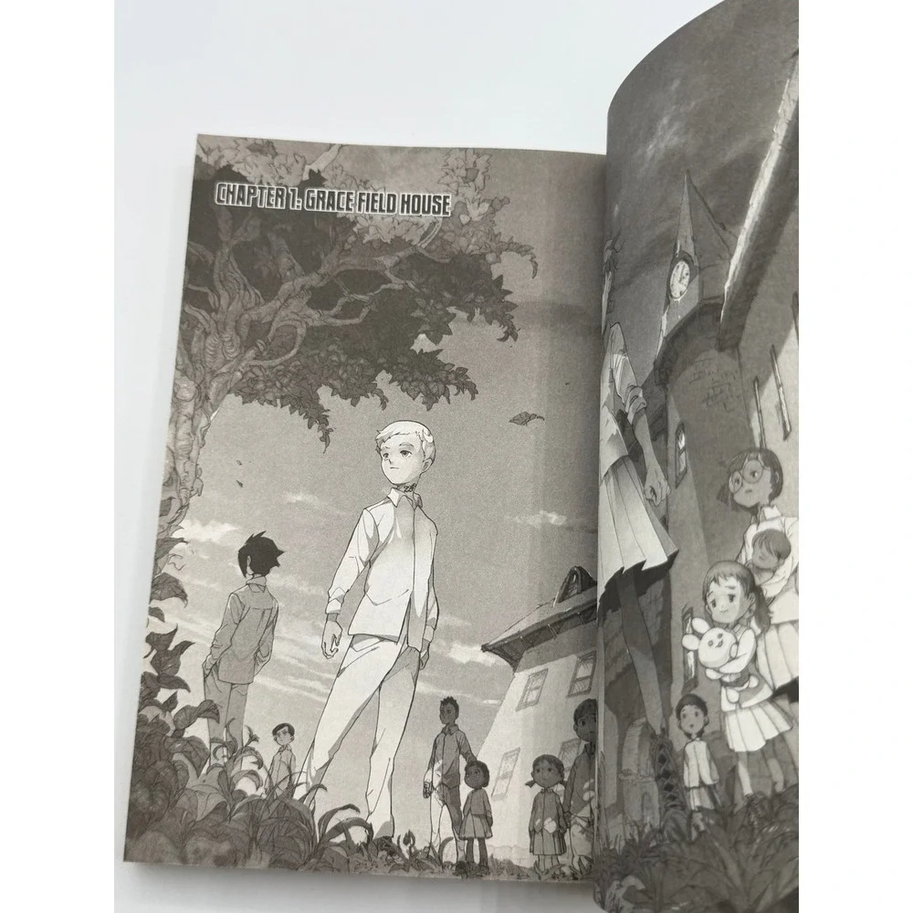 The Promised Neverland Manga Vol 1-2 Kaiu Shirai Posuka Demizu VIZ Media English - Picture 6 of 11